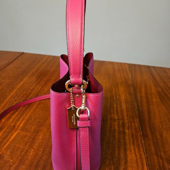 COACH Small Town Bucket Bag, Bright Violet - Picture 6 of 11